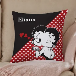 Betty Boop™ Kisses Throw Pillow