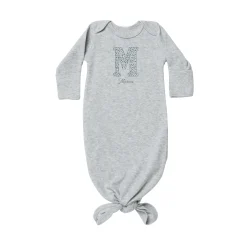 Big Fun Letter Baby Knotted Gown