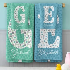 Big Fun Letter Bath Towel