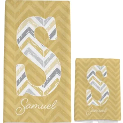 Big Fun Letter Bath Towel