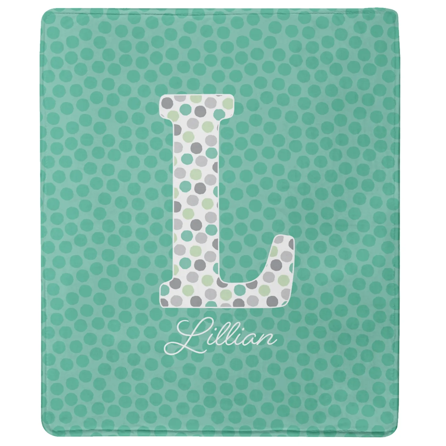 Big Fun Letter Plush Blanket