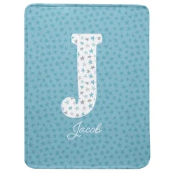 Big Fun Letter Plush Blanket