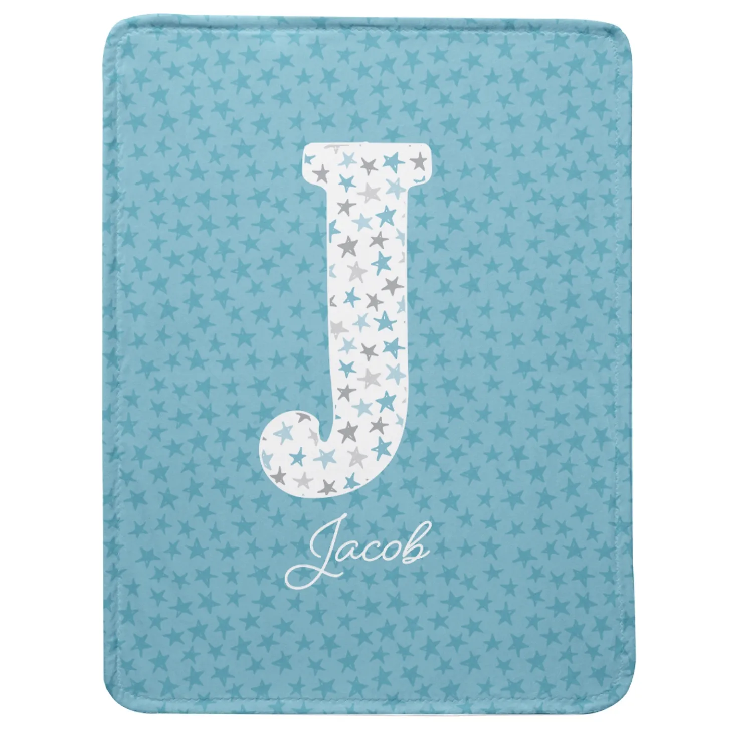 Big Fun Letter Plush Blanket