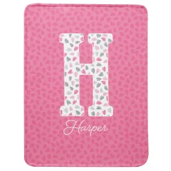 Big Fun Letter Plush Blanket