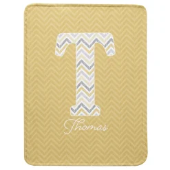 Big Fun Letter Plush Blanket