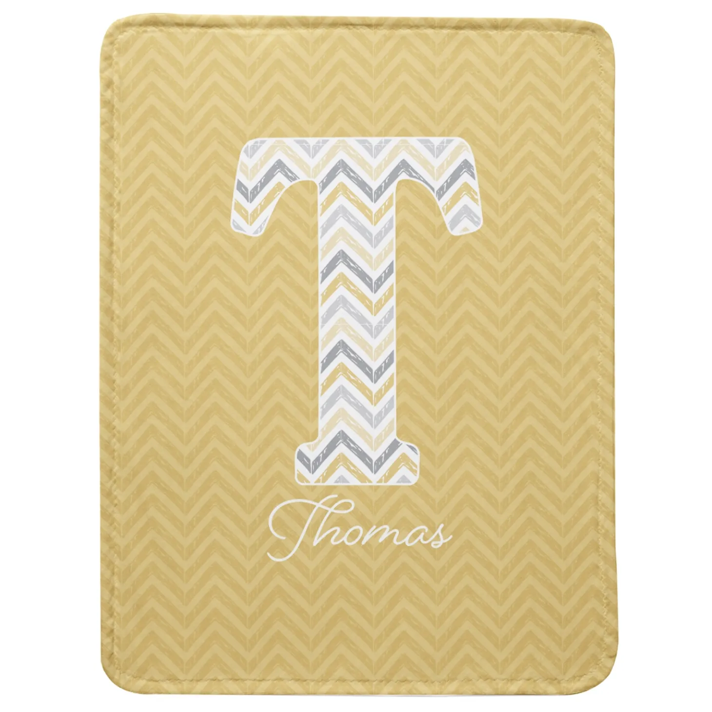 Big Fun Letter Plush Blanket