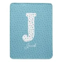 Big Fun Letter Plush Blanket