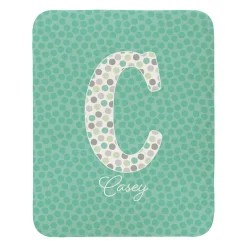 Big Fun Letter Quilted Blankets