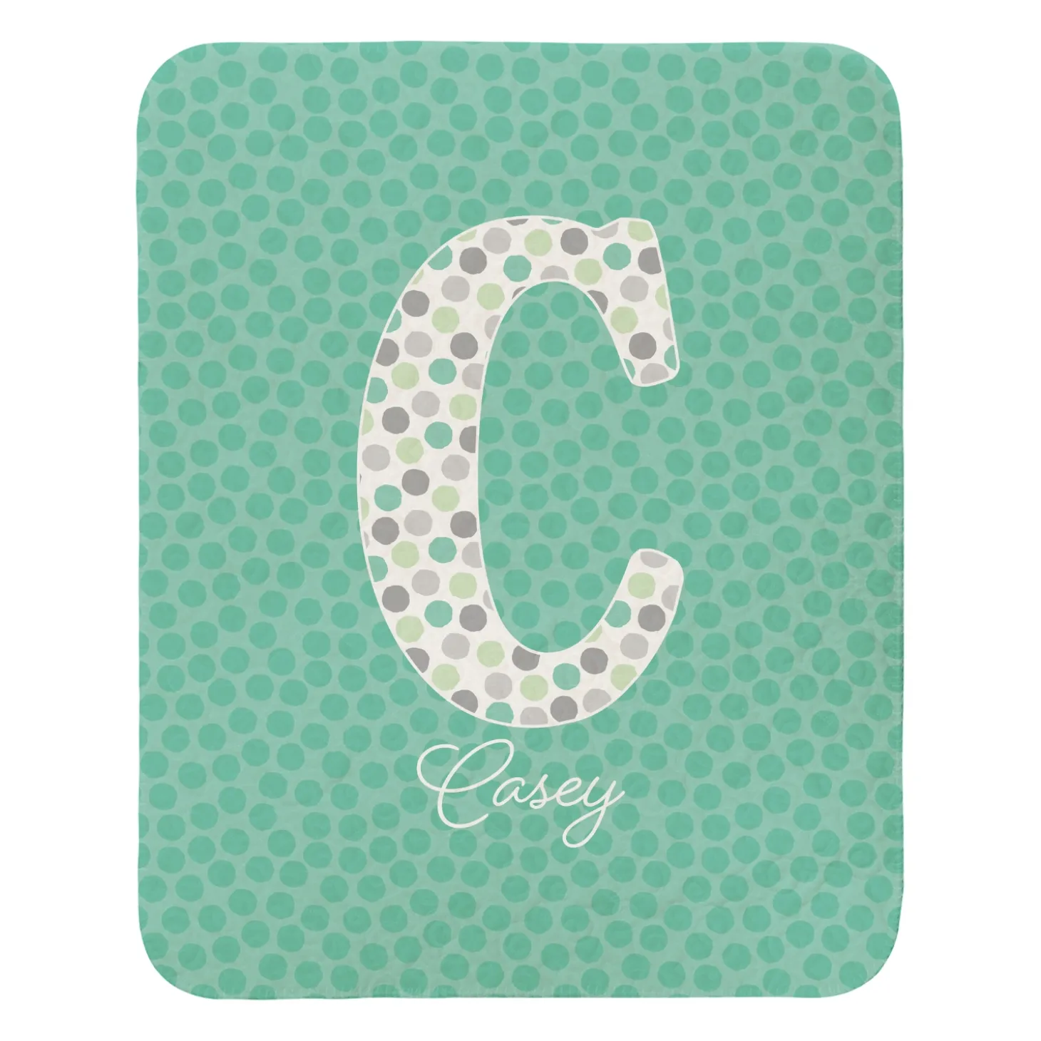 Big Fun Letter Quilted Blankets