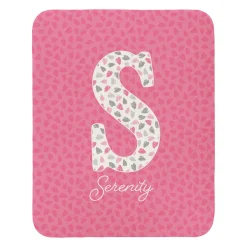 Big Fun Letter Quilted Blankets
