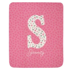 Big Fun Letter Quilted Blankets