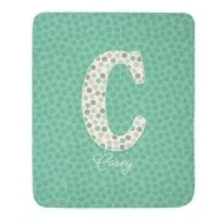 Big Fun Letter Quilted Blankets