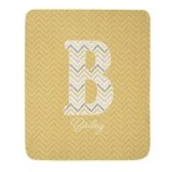 Big Fun Letter Quilted Blankets