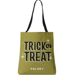 Big Print Trick or Treat Tote Bag