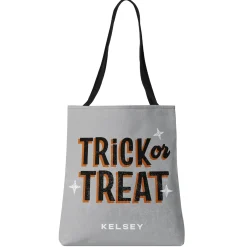 Big Print Trick or Treat Tote Bag