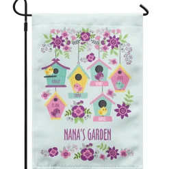 Birdie Blessings Garden Flag