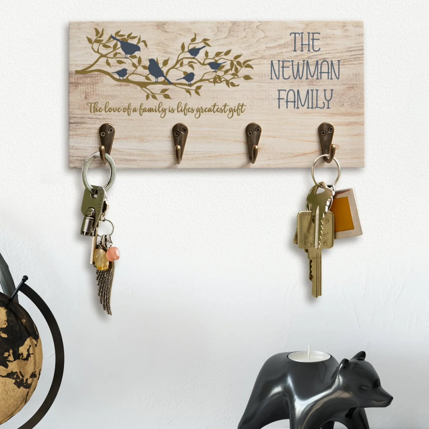 Birds On A Branch Keyhook