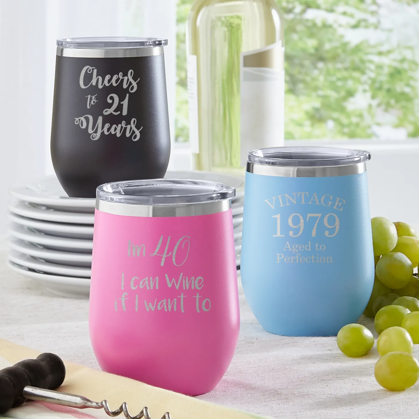 Birthday Insulated Wine Tumbler