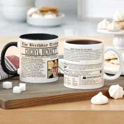 Birthday News Photo Mug