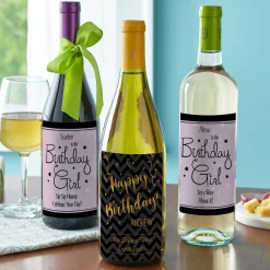 Birthday Wine Labels (Set of 4)