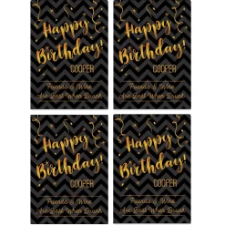 Birthday Wine Labels (Set of 4)