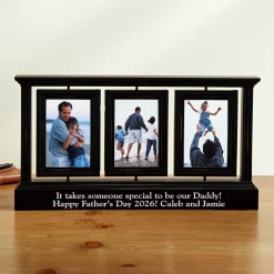 Black Distressed Swivel Frame