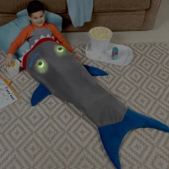 Blankie Tails® Glow In The Dark Shark Blanket