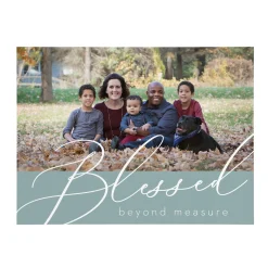 Blessed Beyond Measure Photo Wood Block