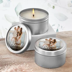 Blessed Photo Canister Candle