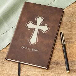 Blessed Thoughts Leather Prayer Journal