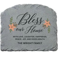 Bless Our Home Arched Garden Stone
