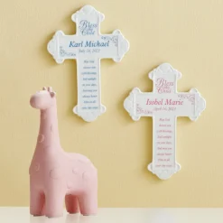 Bless This Child Ceramic Cross