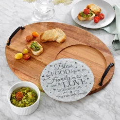 Bless This Food Entertaining Trivet Set
