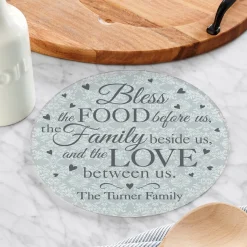 Bless This Food Entertaining Trivet Set