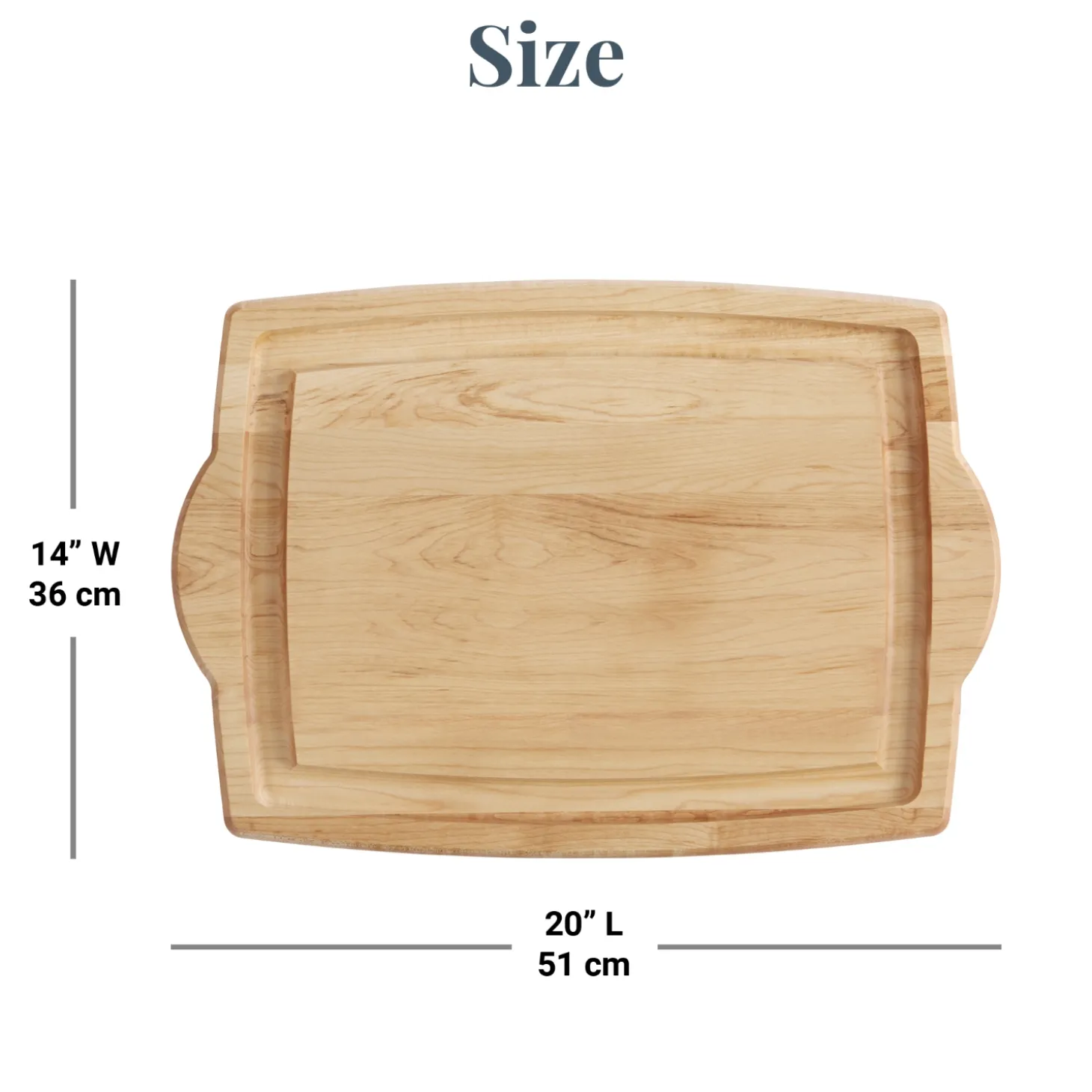 Bless This Food Maple Wood Cutting Board