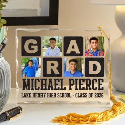 Blocks Of Color Graduation Photo Acrylic Block