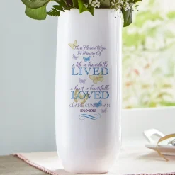 Bloomed With Love Memorial Vase