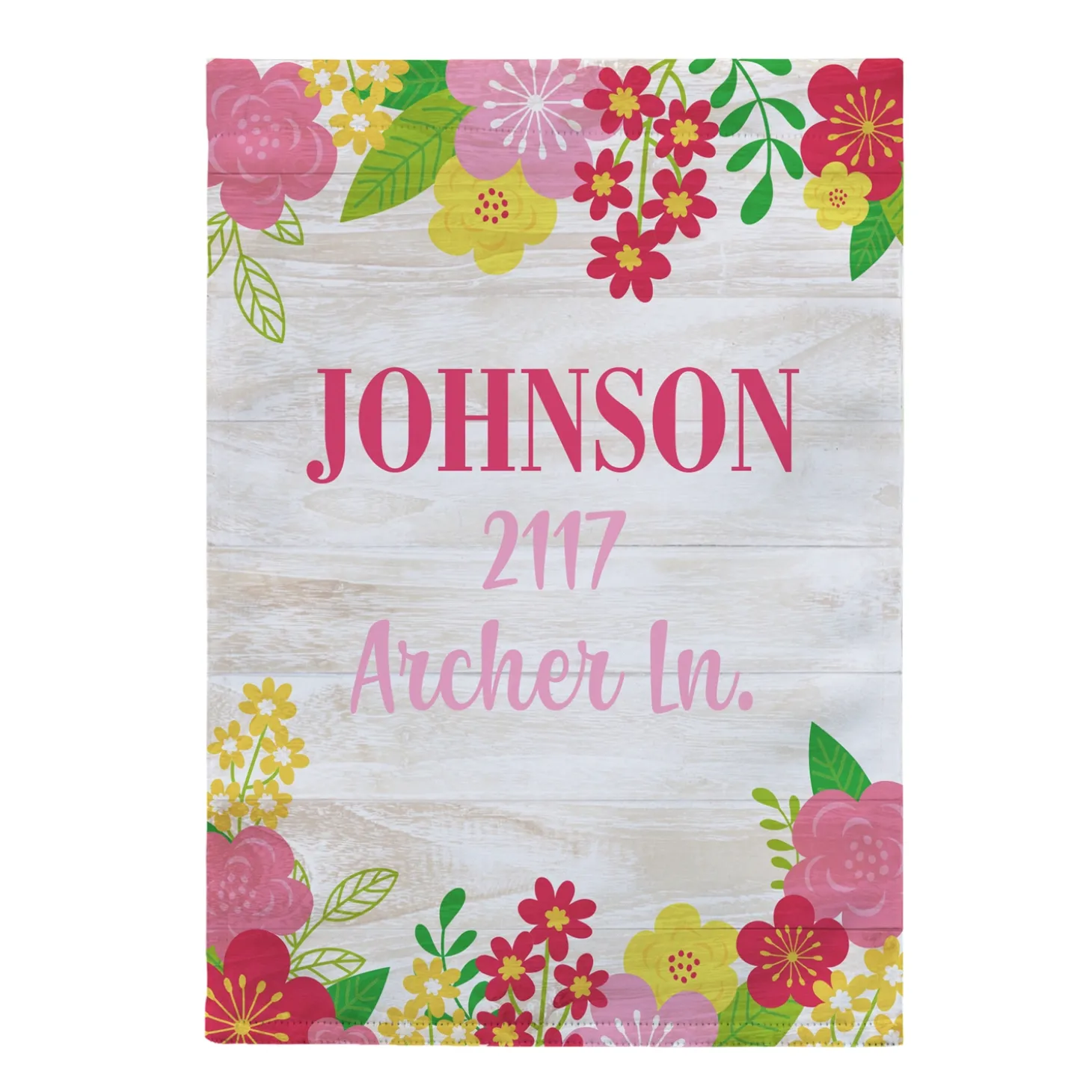 Blooming Flowers Garden Flag