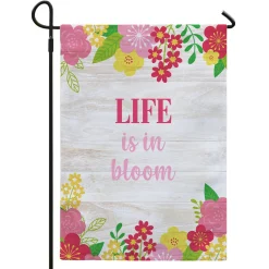Blooming Flowers Garden Flag