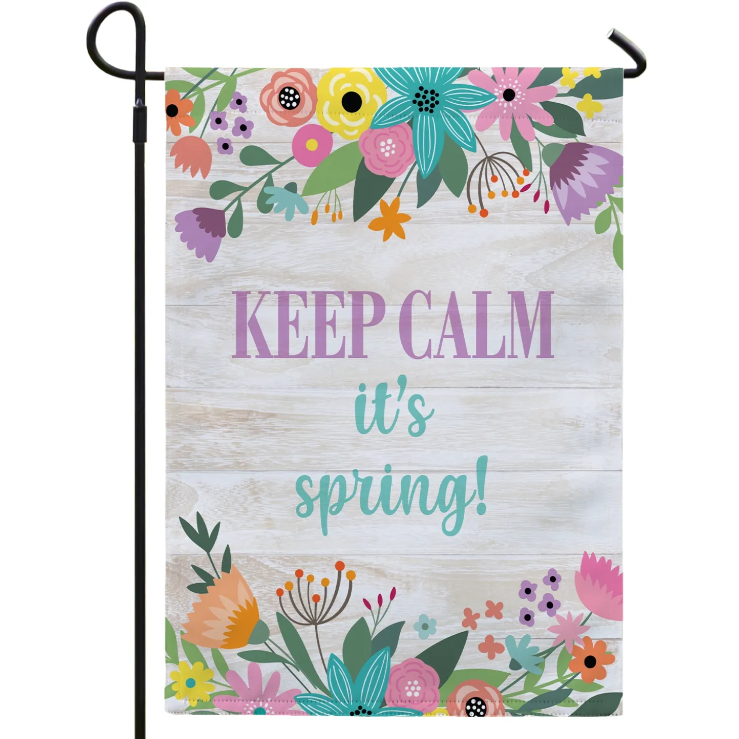 Blooming Flowers Garden Flag