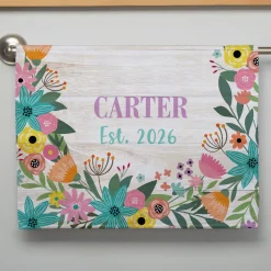 Blooming Flowers Kitchen Towels