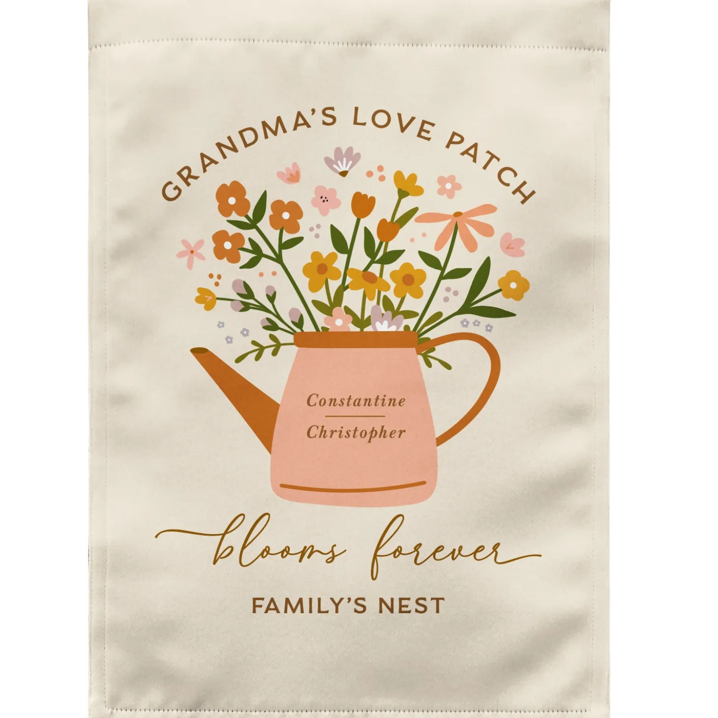 Blooms Forever Garden Flag