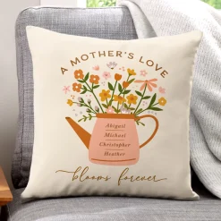 Blooms Forever Throw Pillow