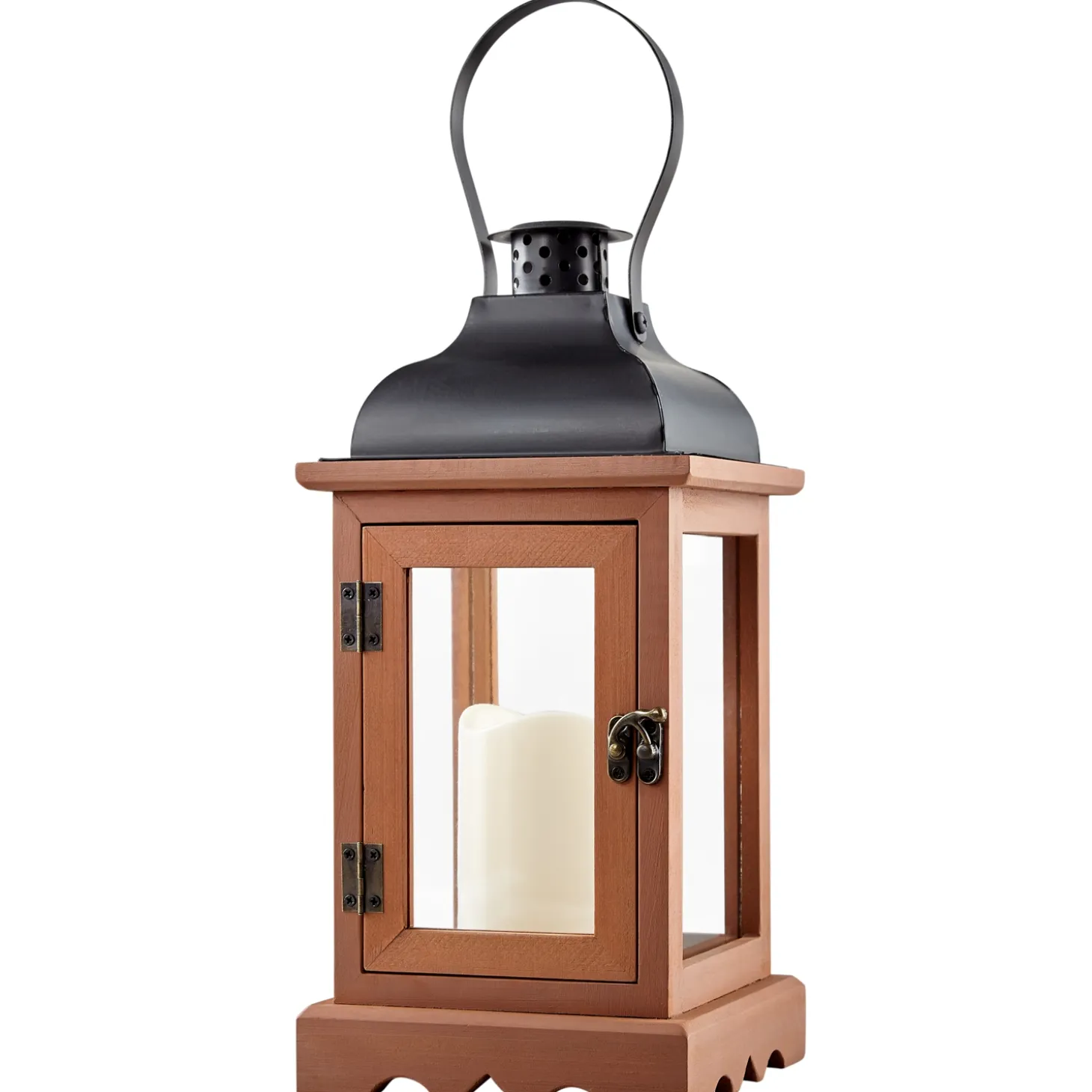 Blooms With Love Memorial Wood Lantern