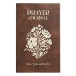 Blossoms of Faith Leather Prayer Journal