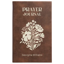 Blossoms of Faith Leather Prayer Journal