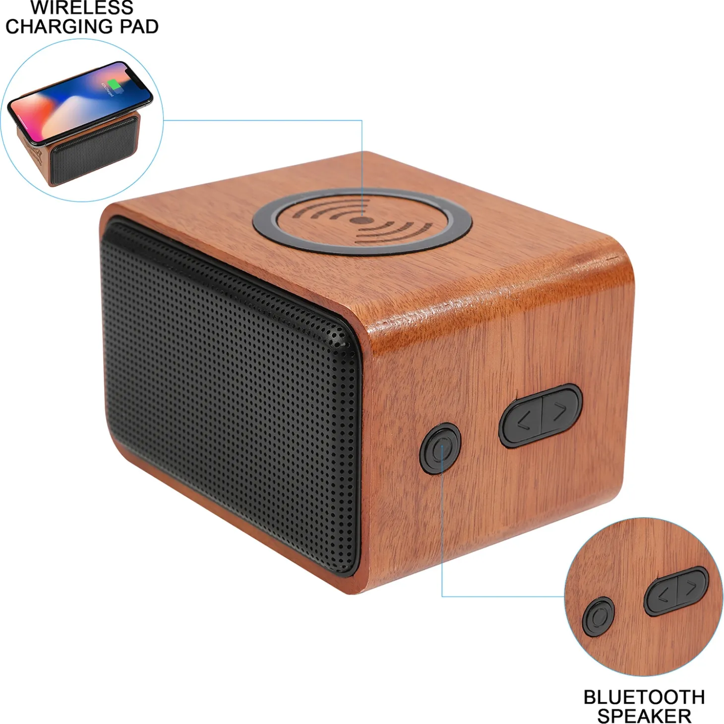 Bluetooth Wireless Charging Speaker