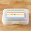 Blush Stripes Pencil Case