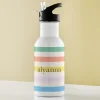 Blush Stripes Water Bottle