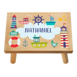 Boats & Lighthouses Step Stool